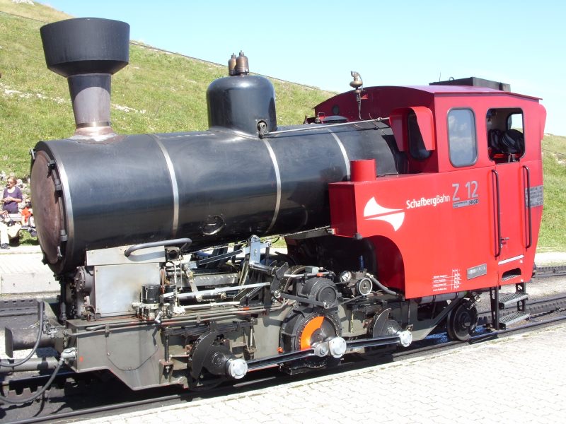 Z 12
SLM, *1995 • H 2/3 • B1 h2t • 1000 mm, Z: Abt
ex ÖBB 999.202
Schafbergspitze SKGB_Dampf_Z12_rt_Schafberg3.jpg