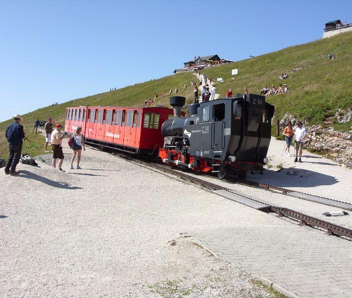 Z 14
SLM, *1995 • H 2/3 • B1 h2t • 1000 mm, Z: Abt
ex ÖBB 999.204
Schafbergspitze SKGB_Dampf_Z14_sz_Schafbg2.jpg