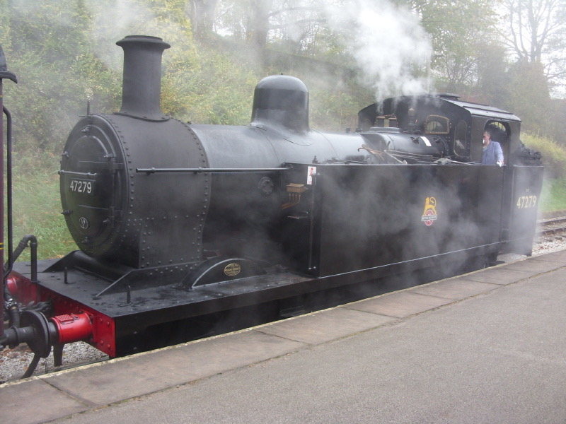 47279
Vulcan Foundry, *1924 • LMS Fowler Class 3F 'Jinty' • 0-6-0T
ex LMS - London Midland & Scottish Railway
Oxenhope KWVR_47279_Oxenh.jpg