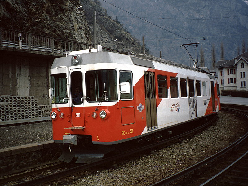 BDeh 4/4 501
SWP/SLM/BBC, *1980 • 1000 mm, Z: Strub
Mont Blanc-Express
Vernayaz-MC MC_BDeh44_501_Vernayaz.jpg