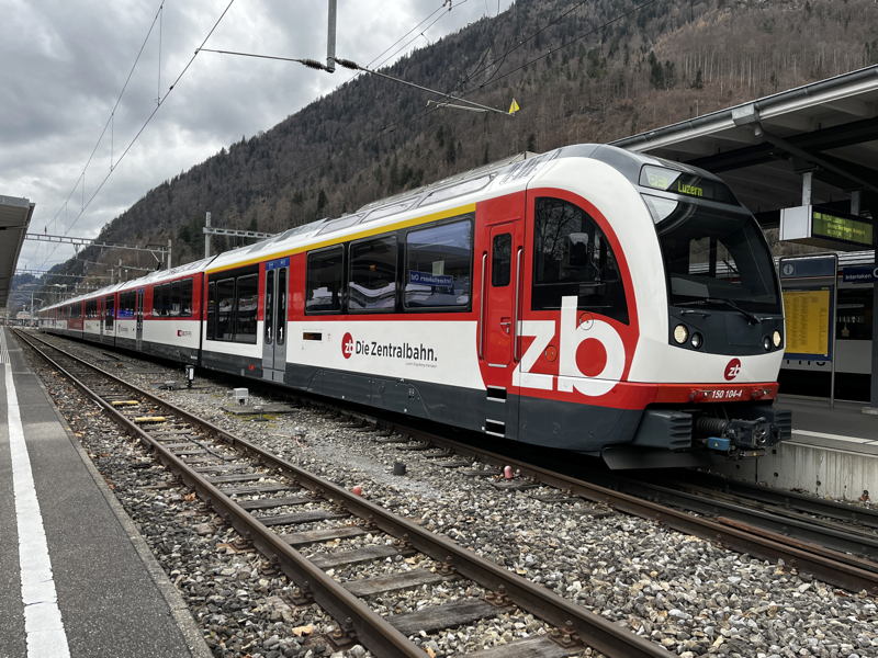 ABeh 150 104-4
Stadler Rail, *2013 • 'ADLER' • 1000 mm, Z: Riggenbach
Interlaken-Ost zb_ABeh150104_Int-O.JPG